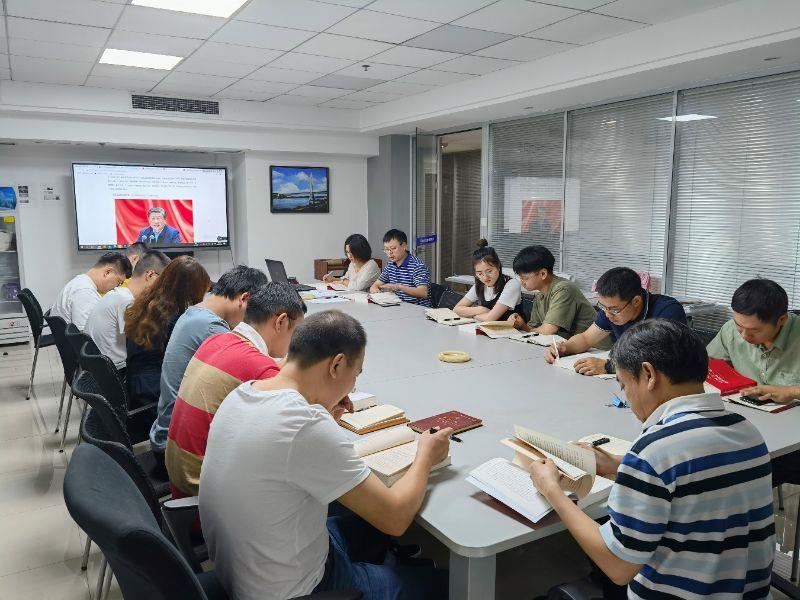 第十党支部开展党史学习教育读书班