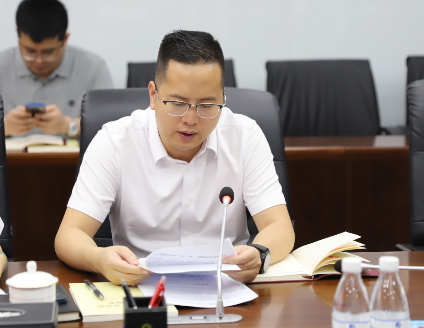 检测公司党支部开展警示教育学习暨廉洁谈话会议2