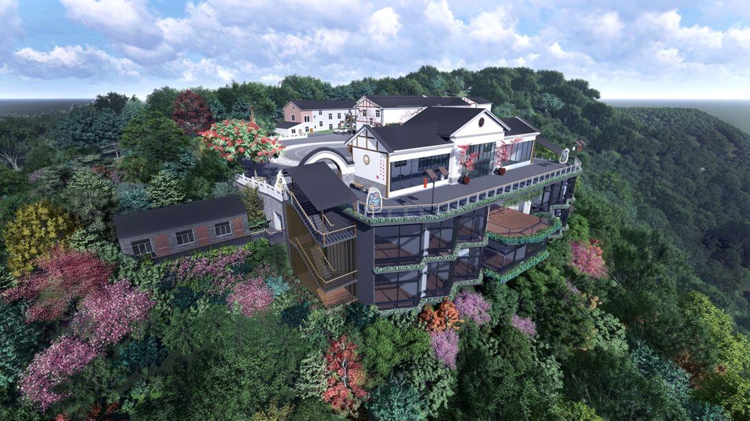 重庆市綦江区三角镇中坝村《旅游接待中心》景观设计