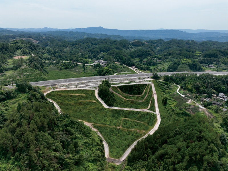 在建高速弃渣场水保方案实施