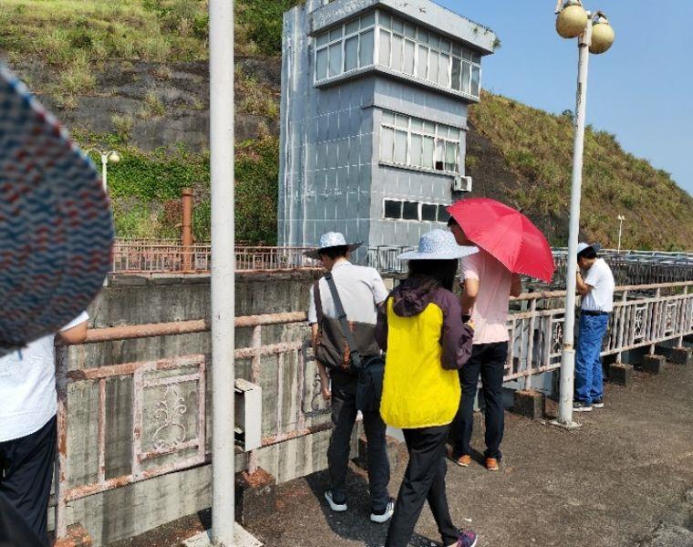 富金坝船闸现场