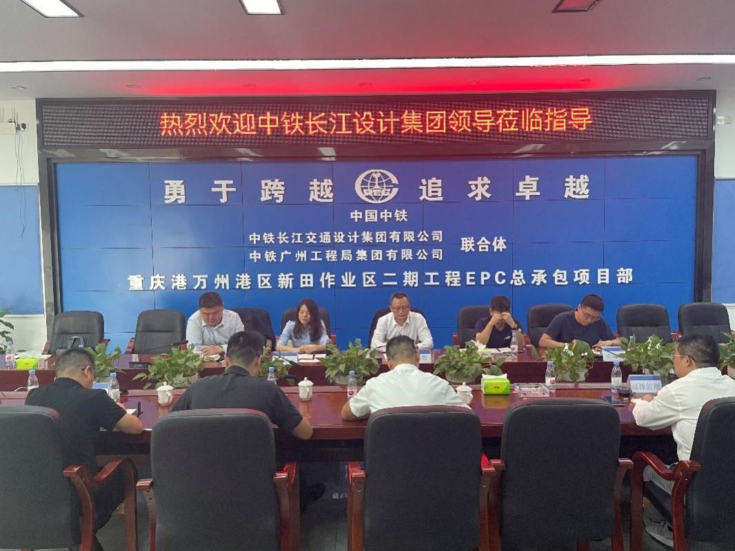 集团公司副总经理、总工程师刘小辉调研新田港二期总承包项目2