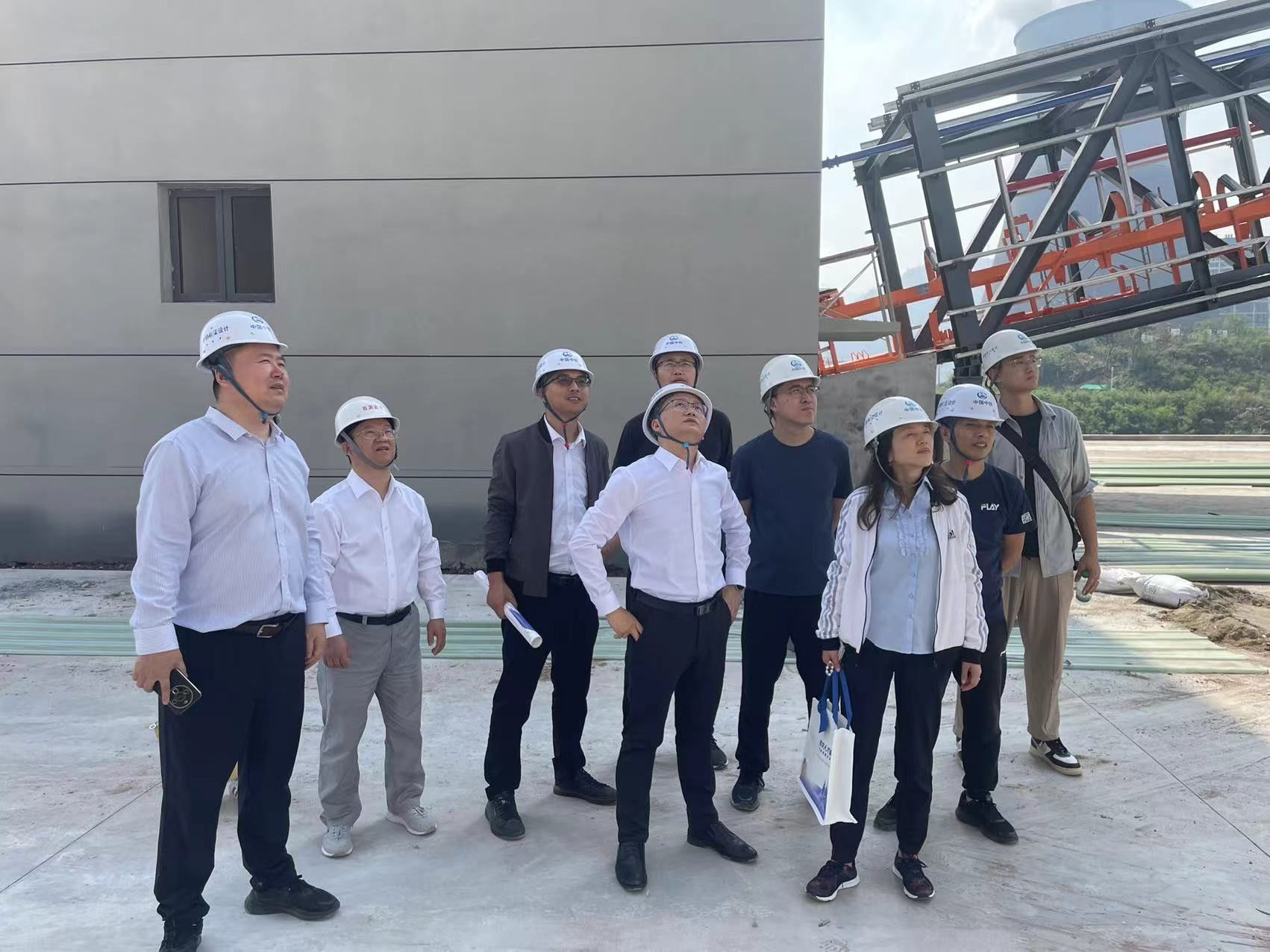 集团公司赴万州新田港二期总承包项目开展安全质量回访检查2