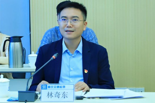市交通局管养处处长林奇东带队到检测公司开展支部共建调研座谈5