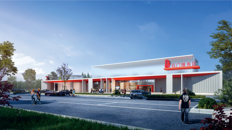 江津至泸州北线高速公路石门服务区